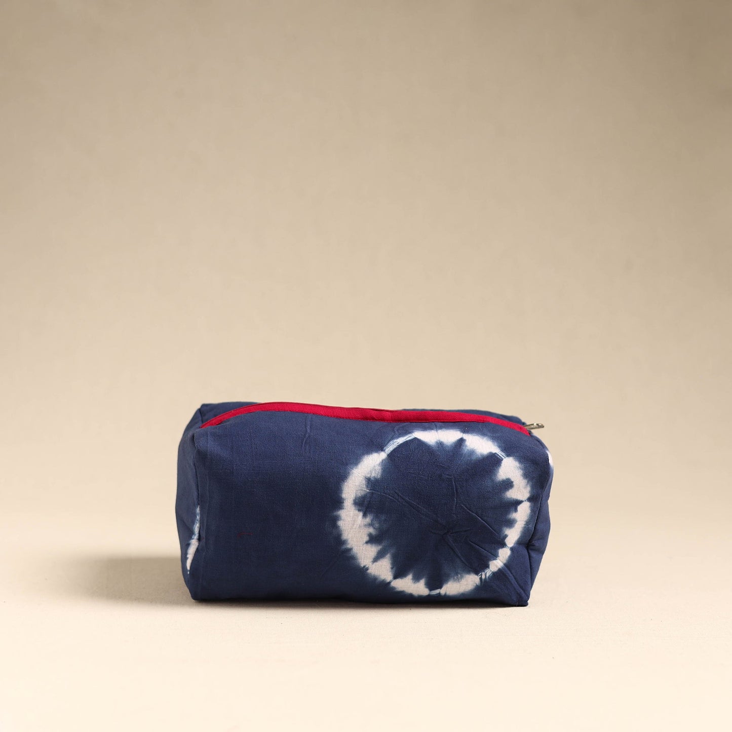  Blue Handmade Cotton Toiletry Pouch 