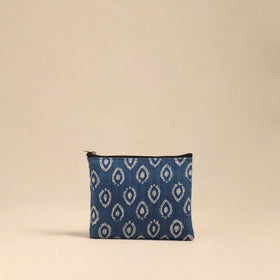  Blue Handmade Cotton Utility Pouches (Set of 3)