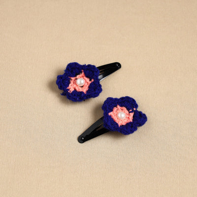  Handmade Crochet Tik-Tak Hair Clip (set of 2)