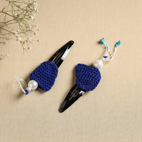  Handmade Crochet Tik-Tak Hair Clip (set of 2) 17 
