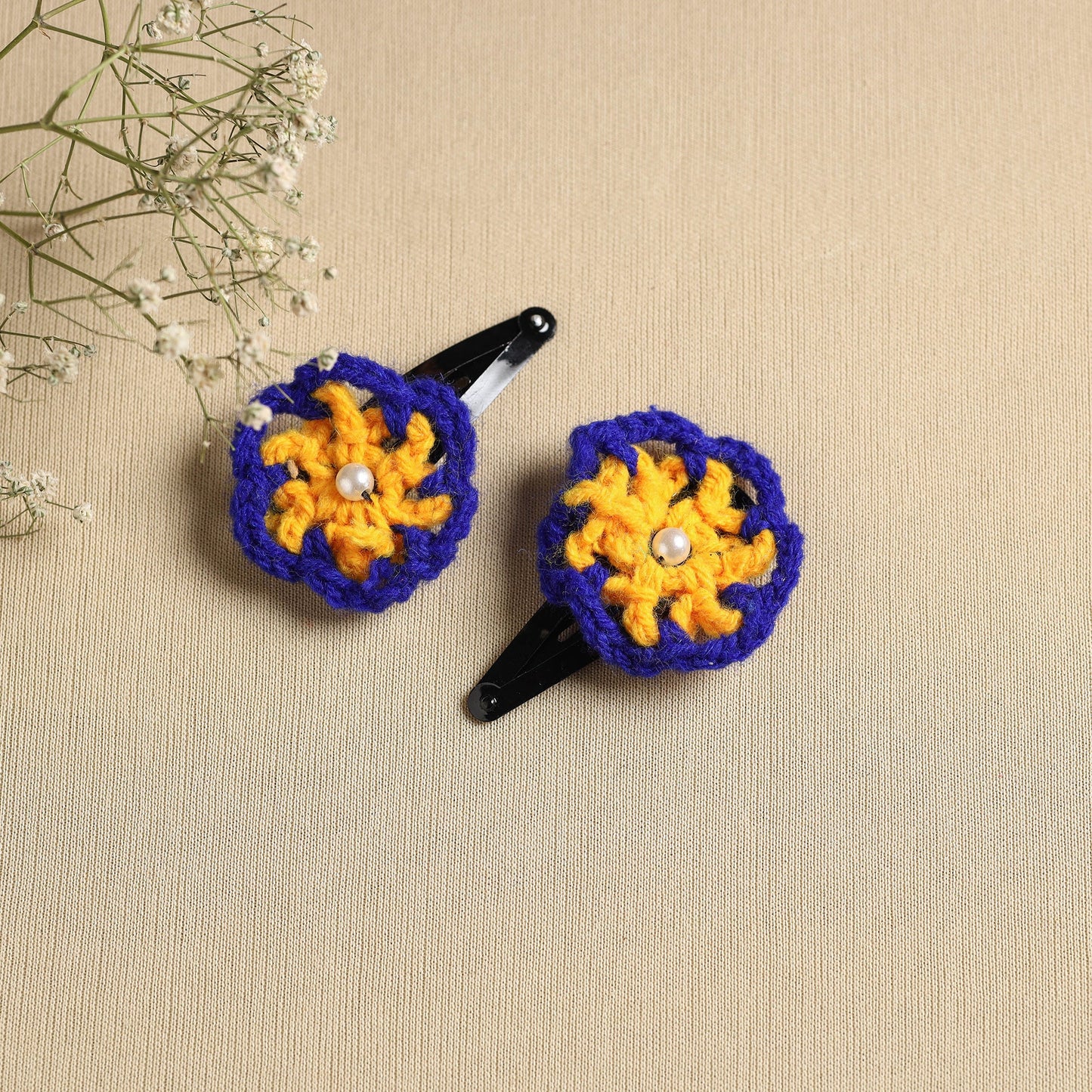  Handmade Crochet Tik-Tak Hair Clip (set of 2) 36 