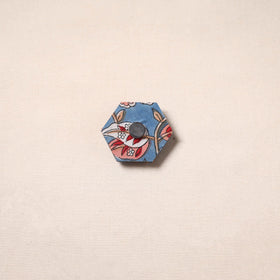 Handmade fabart jute magnet 14 - handcrafted