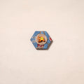 Handmade fabart jute magnet 14 - handcrafted