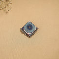 Handmade fabart ghungroo work hair clip 14 - handcrafted