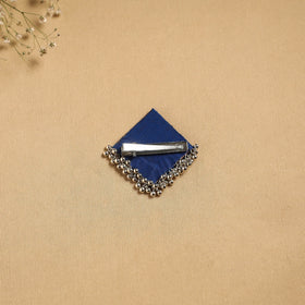Handmade fabart ghungroo work hair clip 16 - handcrafted