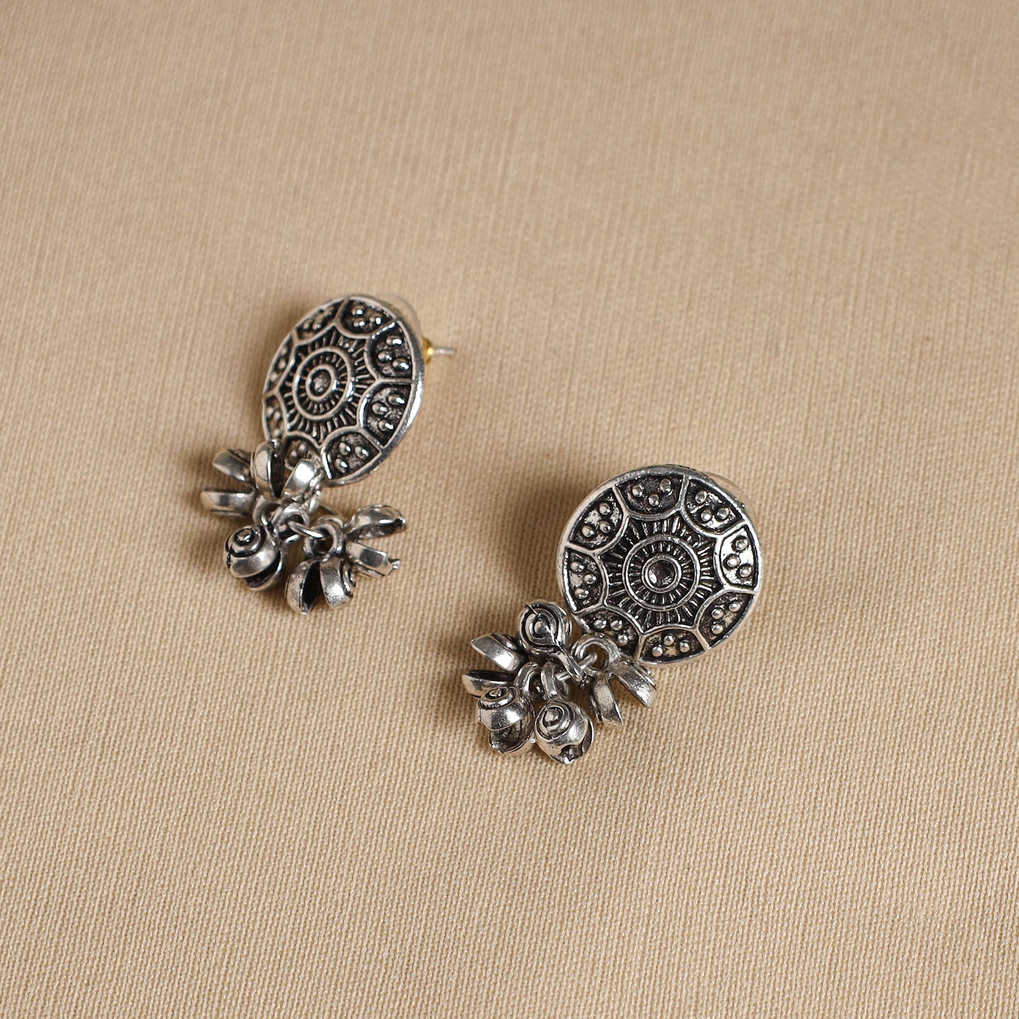 Blue - handmade fabart gs necklace set 04 - handcrafted