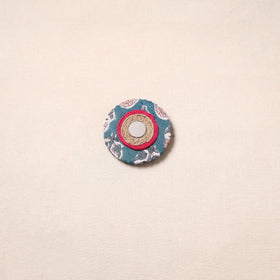 Handmade fabart jute magnet 10 - handcrafted