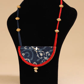 Blue - handmade fabart pendant necklace 23 - handcrafted