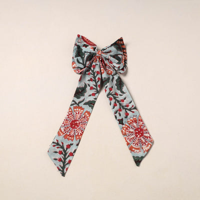 Handmade Fabric Bow Hair Clip