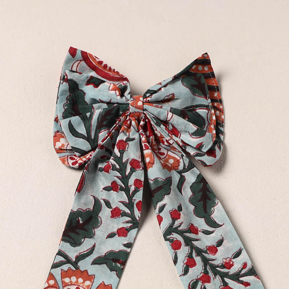Handmade Fabric Bow Hair Clip