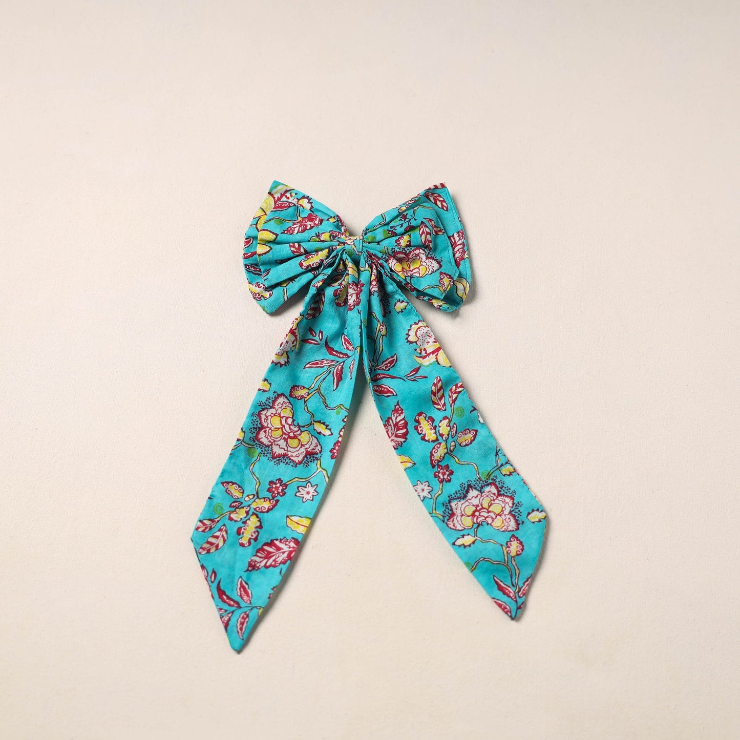 Handmade Fabric Bow Hair Clip