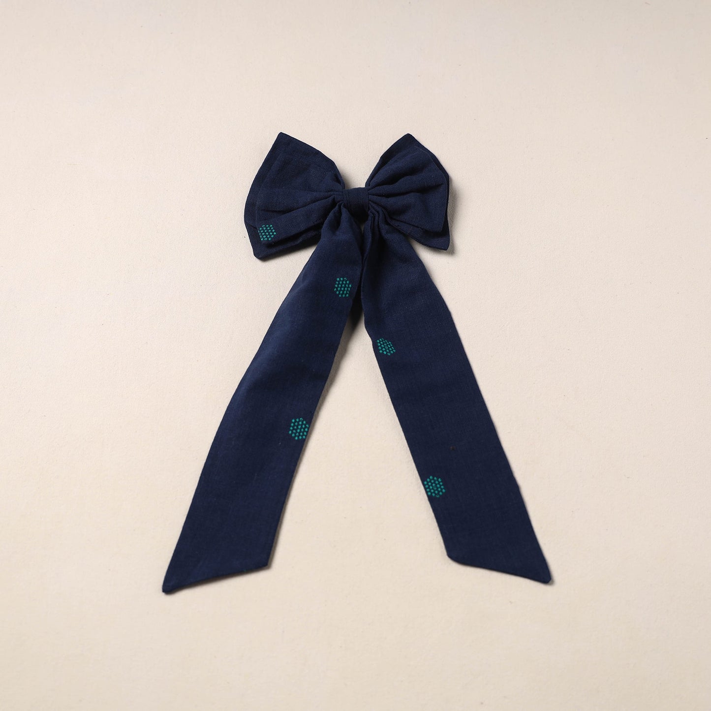 Handmade Fabric Bow Hair Clip