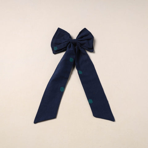 Handmade Fabric Bow Hair Clip