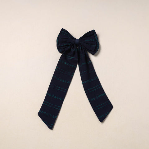 Handmade Fabric Bow Hair Clip