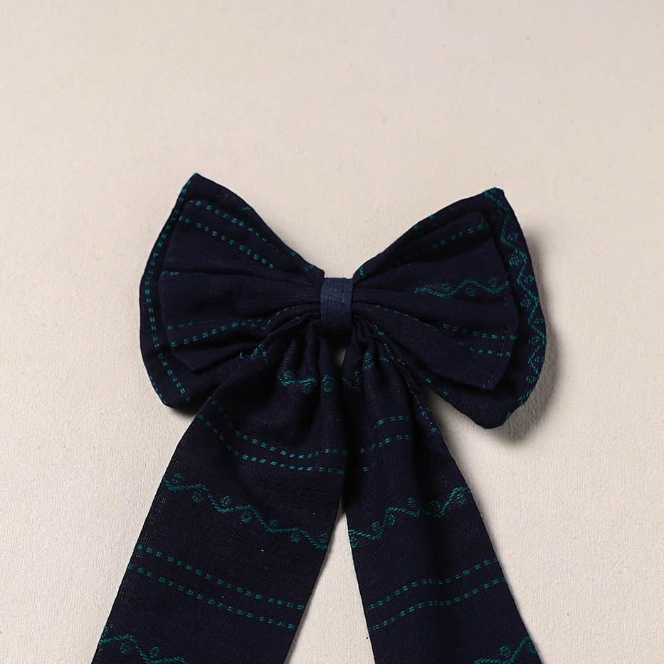 Handmade Fabric Bow Hair Clip