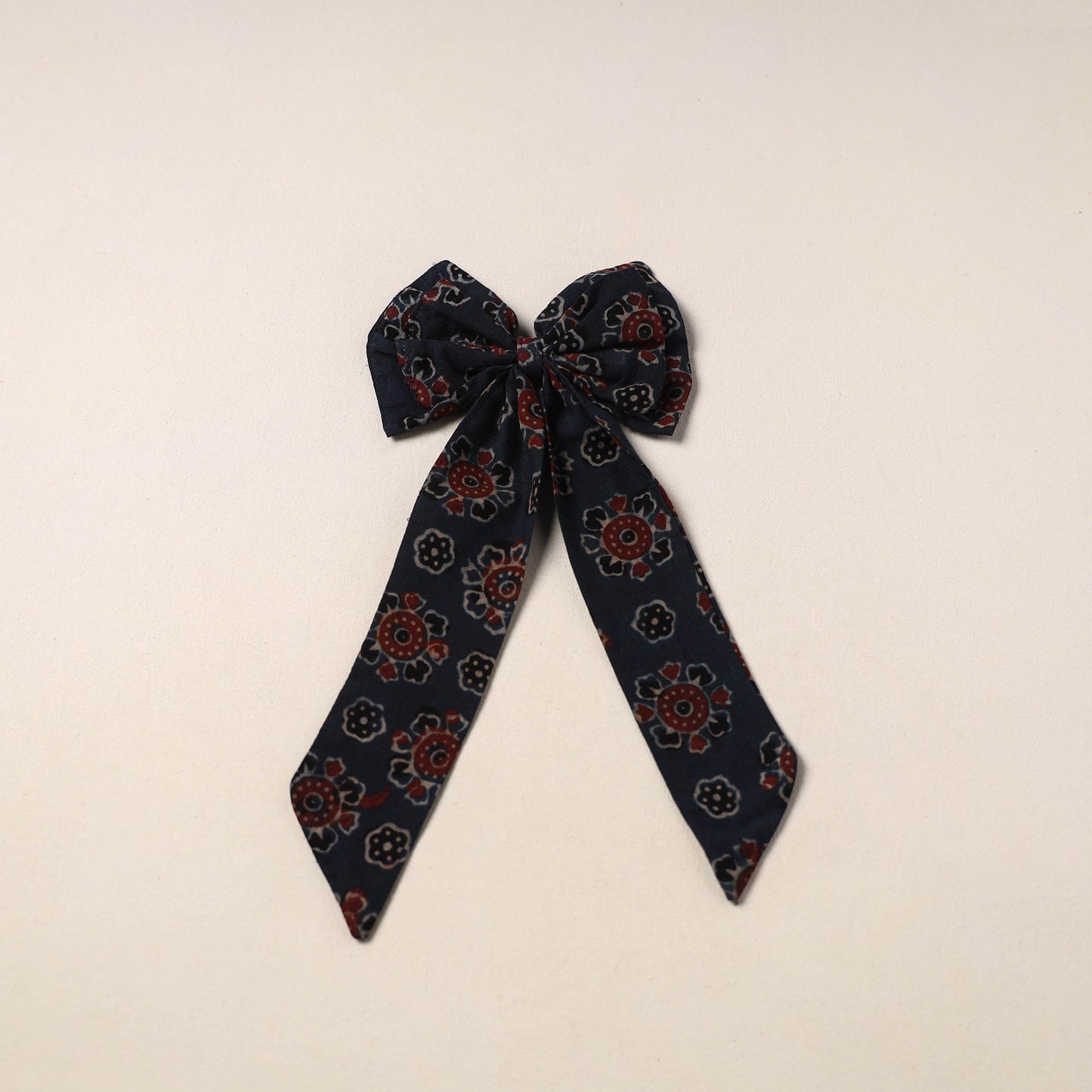 Handmade Fabric Bow Hair Clip