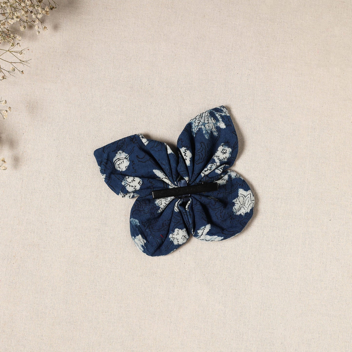 Handmade Fabric Butterfly Hair Clip 