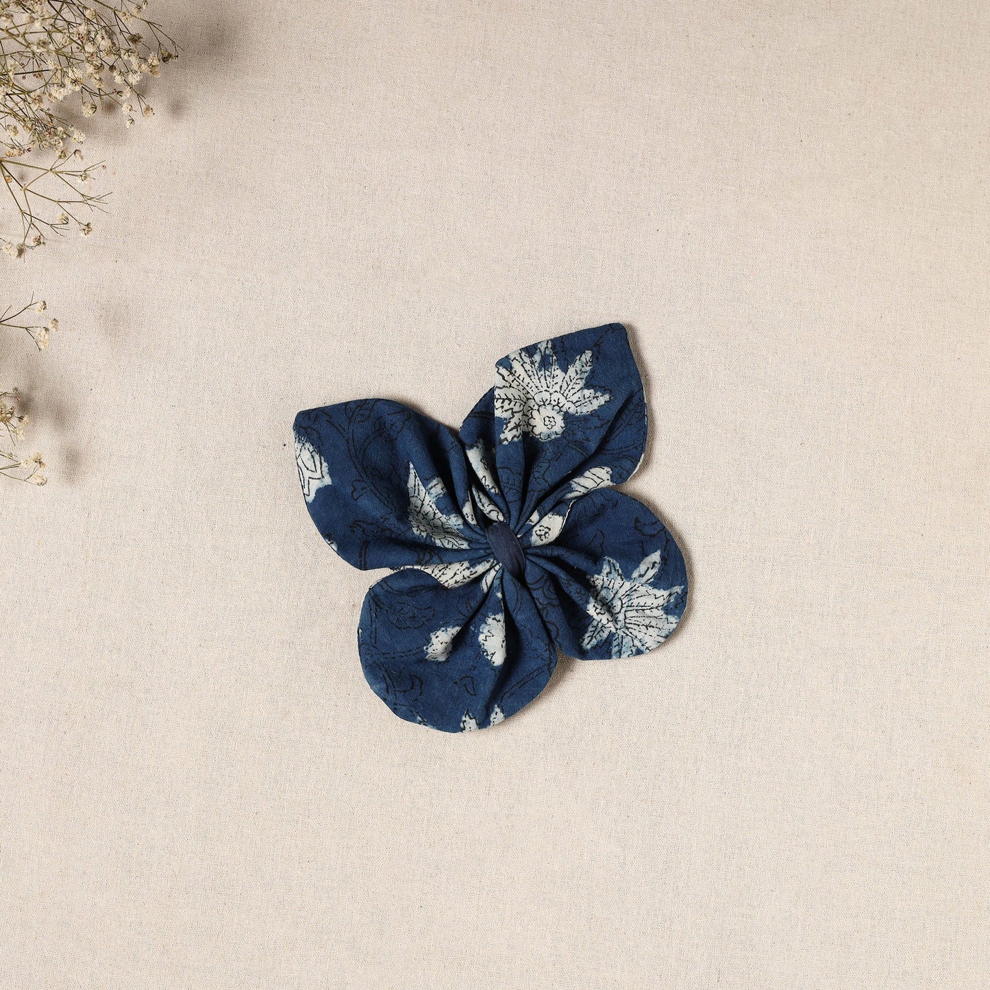  Handmade Fabric Butterfly Hair Clip 