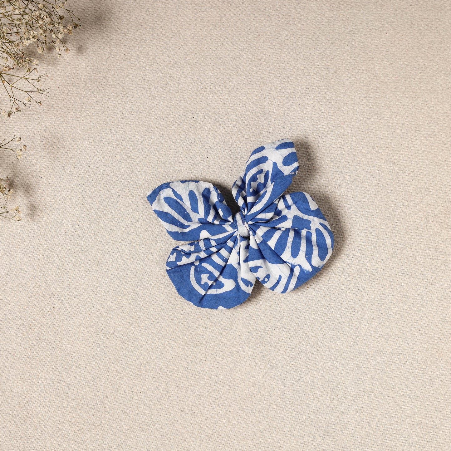  Handmade Fabric Butterfly Hair Clip 