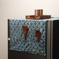 Handmade fridge top cover with multiple pockets 06