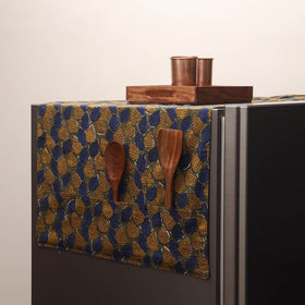 Handmade fridge top cover with multiple pockets 125