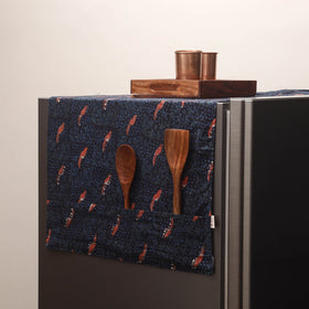 Handmade fridge top cover with multiple pockets 144