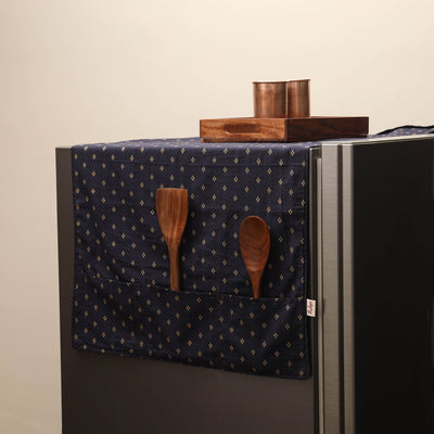 Handmade fridge top cover with multiple pockets 15
