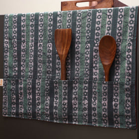 Handmade fridge top cover with multiple pockets 17