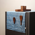 Handmade fridge top cover with multiple pockets 40
