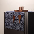 Handmade fridge top cover with multiple pockets 44