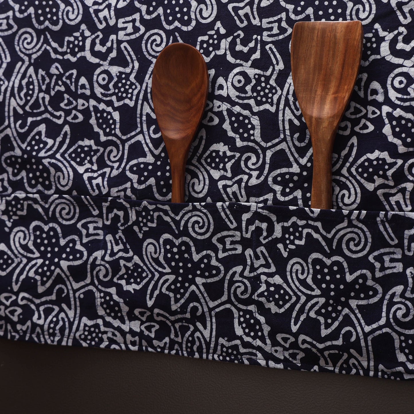 Handmade fridge top cover with multiple pockets 44