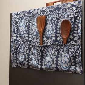 Handmade fridge top cover with multiple pockets 50