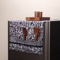Handmade fridge top cover with multiple pockets 61