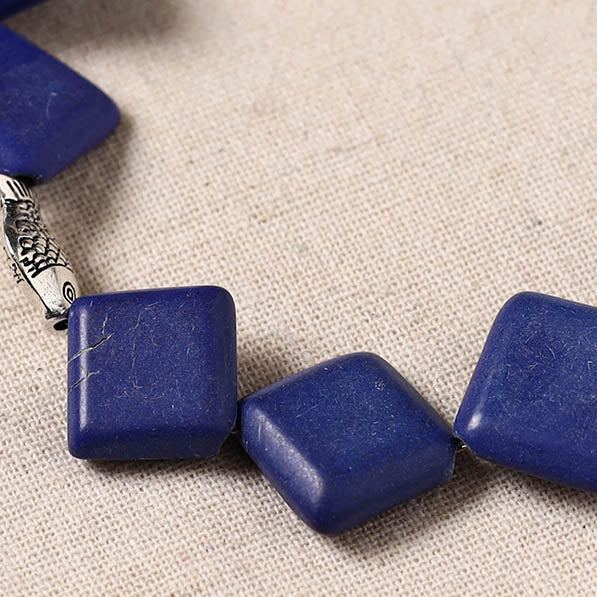 Handmade German Silver Beaded Bracelet 