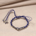 Blue - handmade german silver bracelet 12 - handcrafted