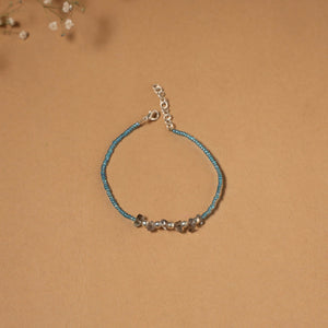 Handmade gs bead work anklet 07 - handcrafted