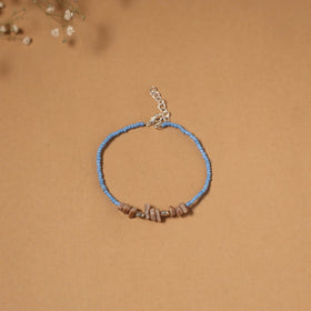 Handmade gs bead work anklet 09 - handcrafted