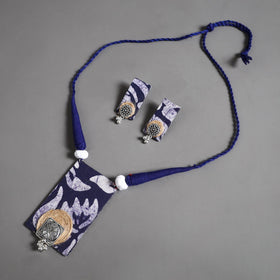 Handmade GS Jute Fabart Necklace Set 14