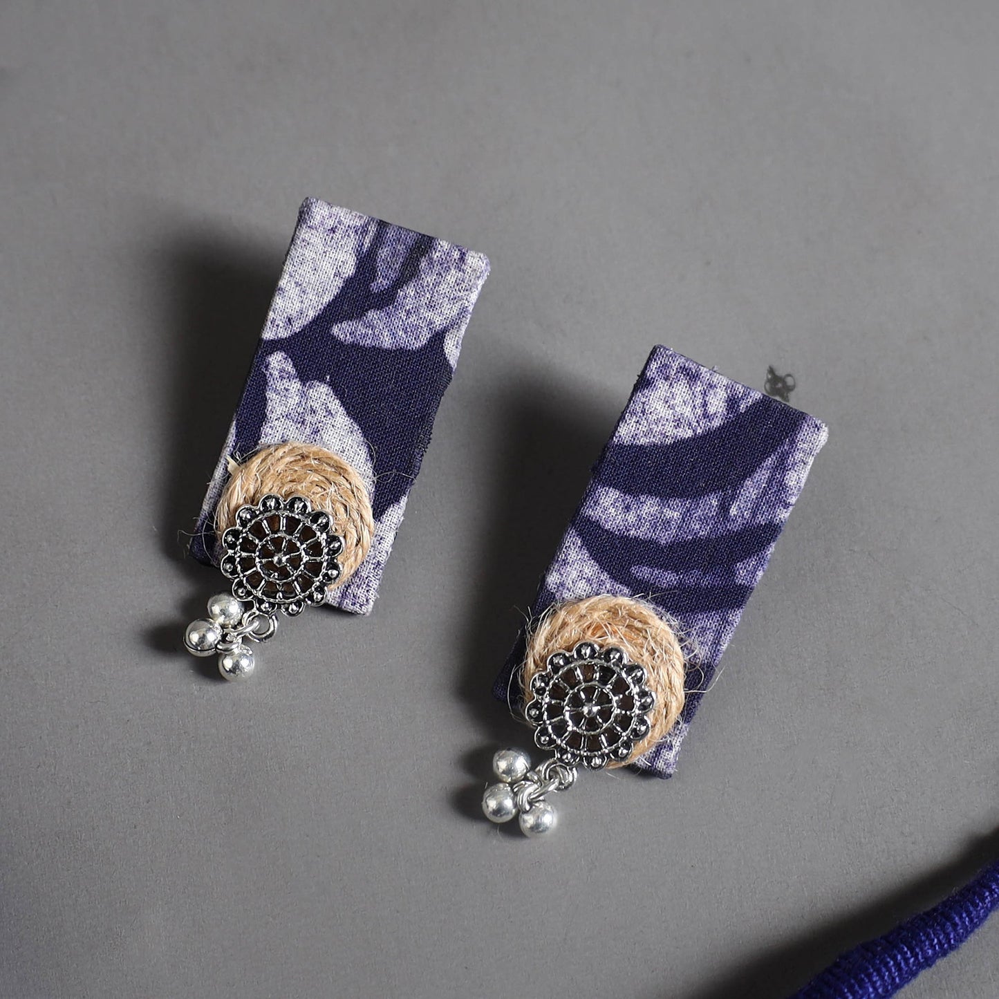 Handmade GS Jute Fabart Necklace Set 23