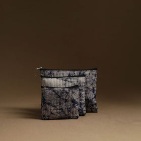 Blue - handmade multipurpose utility pouches (set of 3) 15