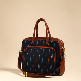 Buy Blue Handmade Pochampally Ikat Laptop Bag