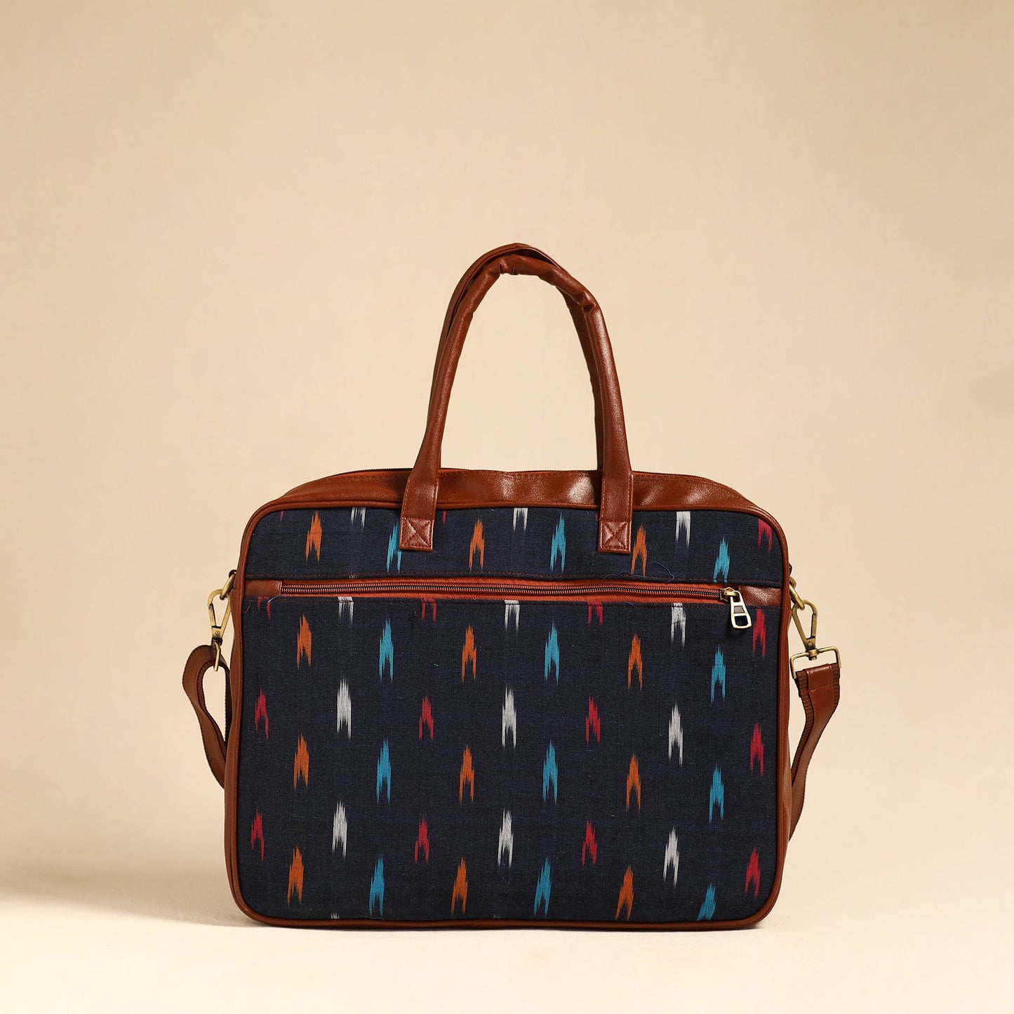 Buy Blue Handmade Pochampally Ikat Laptop Bag