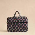  Blue Handmade Quilted Cotton Laptop Bag