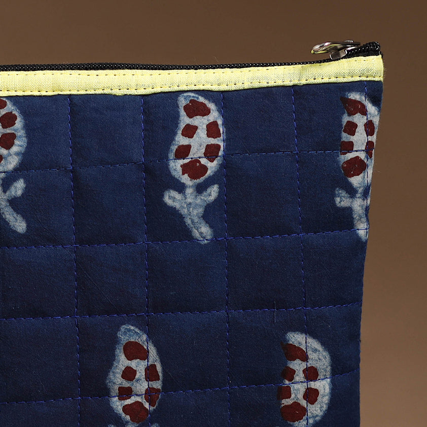   Handmade Quilted Cotton Utility Pouch 09 