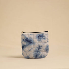  Blue Handmade Quilted Cotton Utility Pouch