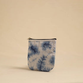  Blue Handmade Quilted Cotton Utility Pouch