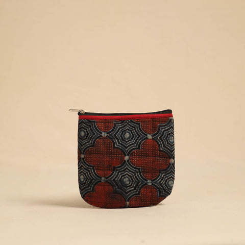  Blue Handmade Quilted Cotton Utility Pouch