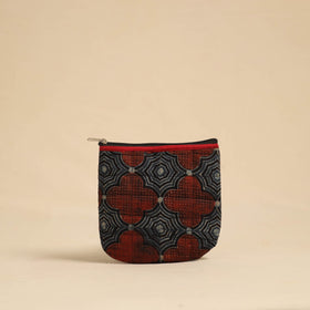  Blue Handmade Quilted Cotton Utility Pouch