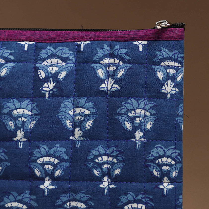   Handmade Quilted Cotton Utility Pouch 24 