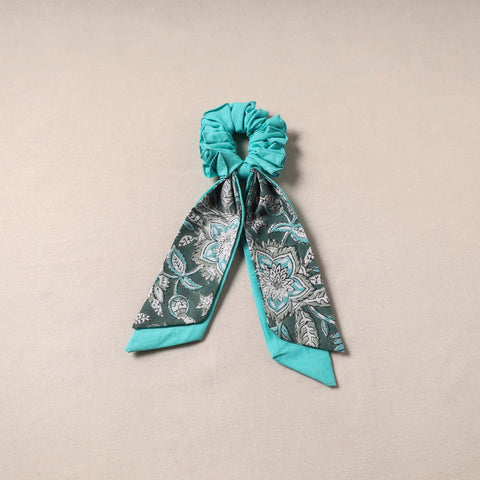 Handmade rubber band/scarf scrunchie 04 - handcrafted